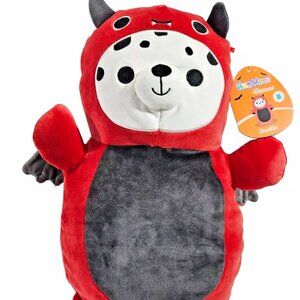 Squishmallow‎ KellyToy Hug Mees Dustin Dalmation Dog Devil Horns 16" Plush 48-2